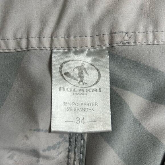 Hulakai Board Shorts Size 34 Black White Hawaii Swim Trunks Beach Surf - Picture 6 of 6